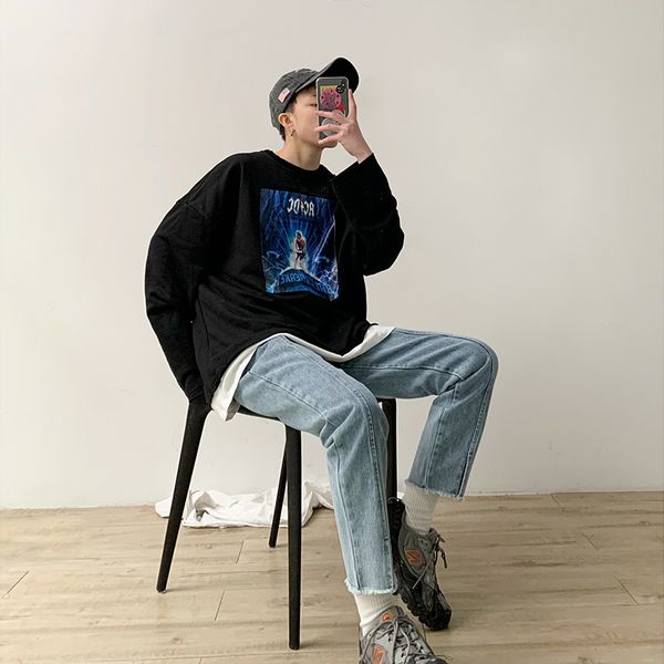 men's jeans 2021 spring and autumn youth solid color slim micro-elastic fashion casual wild cropped pants blue -2xl
men's jeans 2021 spring and autumn youth solid color slim micro-elastic fashion casual wild cropped pants blue -2xl