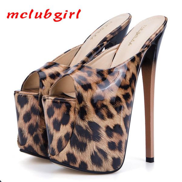 dress shoes mclubgirl 2021 summer high-heeled slippers women transparent hate sky high 19 cm oversize leopard print women's sandals mjl, Black
dress shoes mclubgirl 2021 summer high-heeled slippers women transparent hate sky high 19 cm oversize leopard print women's sandals mjl, Black