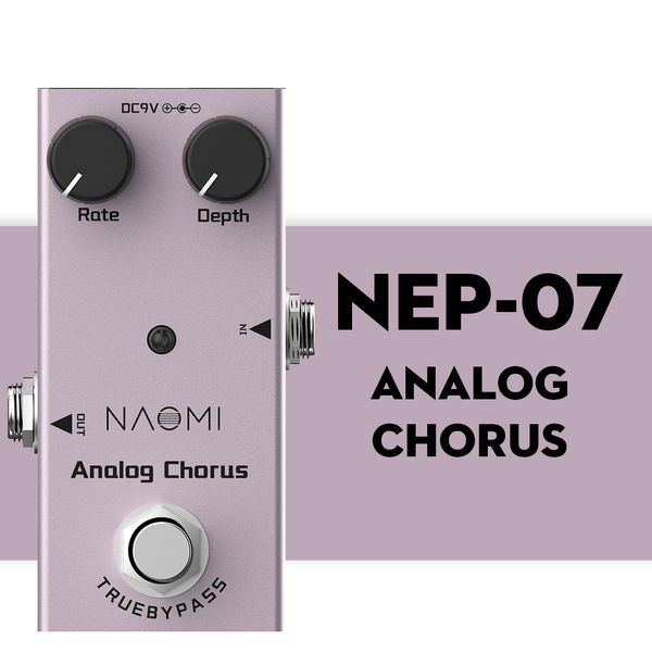 naomi analog chorus electric guitar effect pedal analog chorus true bypass aluminum alloy body
naomi analog chorus electric guitar effect pedal analog chorus true bypass aluminum alloy body