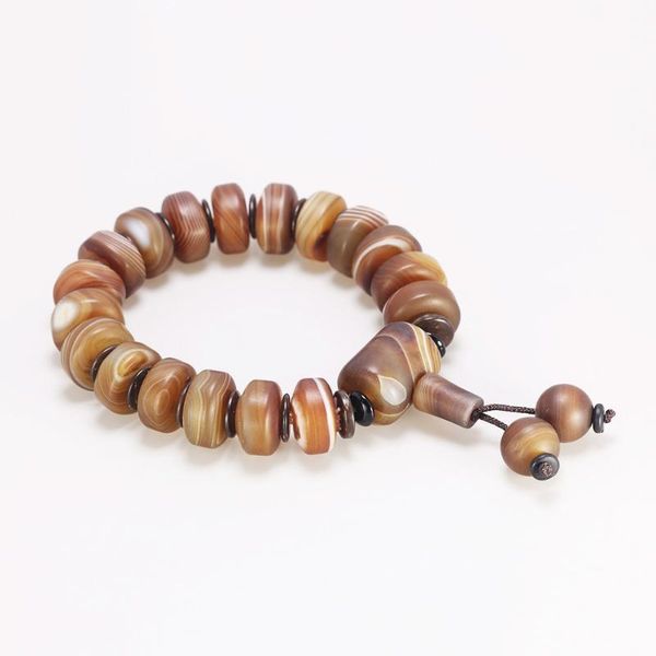 natural onyx beads bracelet men single circle simple ethnic style barrel shape beaded lucky charm feng shui crystals bracelets, Black
natural onyx beads bracelet men single circle simple ethnic style barrel shape beaded lucky charm feng shui crystals bracelets, Black