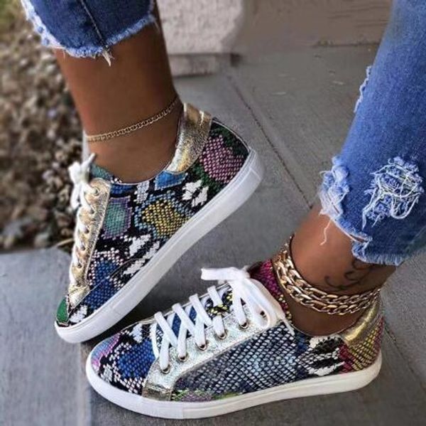 2020 new autumn /winter women snake pattern pu shoes flat sports white shoes outdoor travel fashion ladies casual flat, Black
2020 new autumn /winter women snake pattern pu shoes flat sports white shoes outdoor travel fashion ladies casual flat, Black