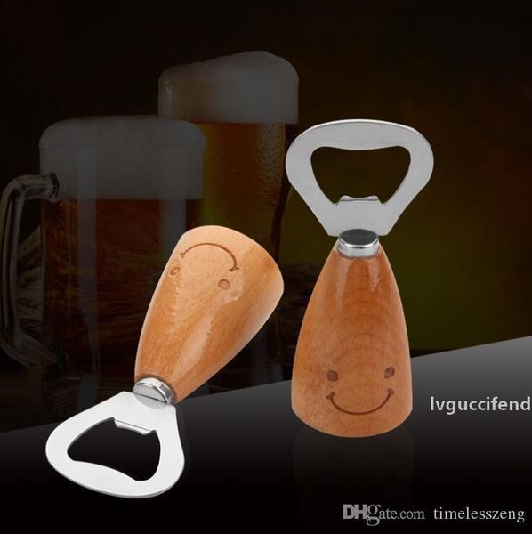 smile face beer bottle opener wooden handle bottle opener stainless steel openers kitchen gadgets bar tool
smile face beer bottle opener wooden handle bottle opener stainless steel openers kitchen gadgets bar tool