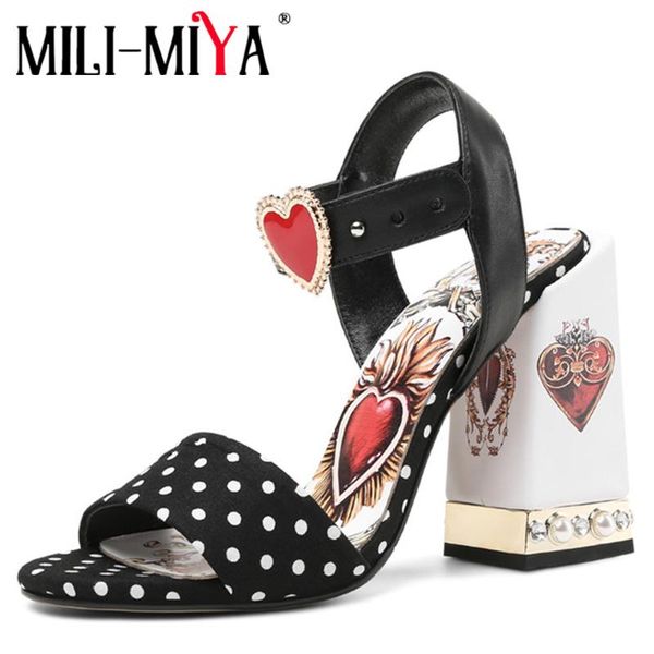 mili-miya fashion women sandals fabric&cow leather heart buckle strap super high square heels dress party summer shoes, Black
mili-miya fashion women sandals fabric&cow leather heart buckle strap super high square heels dress party summer shoes, Black