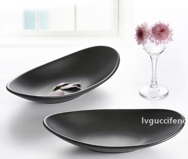 black plastic melamine dish tableware boat ship shape fastfood sushi pickle dish restaurant dinner appetizer plate
black plastic melamine dish tableware boat ship shape fastfood sushi pickle dish restaurant dinner appetizer plate