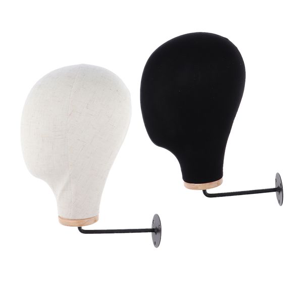 2x wall mounted mannequin head wig making display model manikin beige/black
2x wall mounted mannequin head wig making display model manikin beige/black