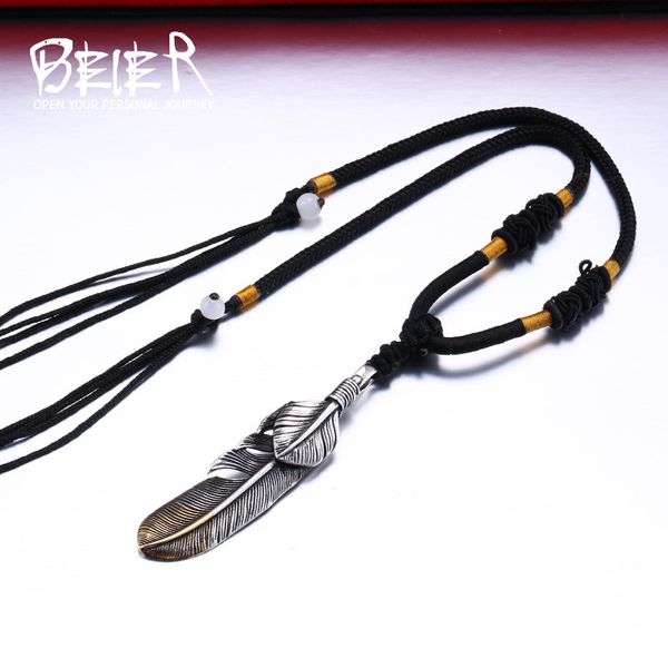beier 316l stainless steel pendant necklace 3d exqusite feather pendant for gift jewelry bp8-174, Silver
beier 316l stainless steel pendant necklace 3d exqusite feather pendant for gift jewelry bp8-174, Silver