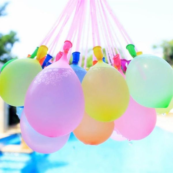 

1set=111pcs Creative Filling Magic Balloons Children Adult Water War Game Supplies Water Balloon Summer Outdoor Party Toys 02