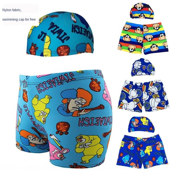 children's boxer cap trunks + swimming caps cartoon fashion cute big boy boy child split swimming trunks, Black
children's boxer cap trunks + swimming caps cartoon fashion cute big boy boy child split swimming trunks, Black