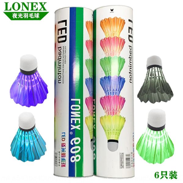 6 pieces per barrel entertainment luminous wool ball badminton new led duck feather badminton
6 pieces per barrel entertainment luminous wool ball badminton new led duck feather badminton