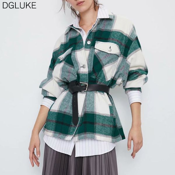 dgluke vintage plaid shirt jacket women 2020 autumn winter oversized jackets coats korean fashion loose long outerwear, Black
dgluke vintage plaid shirt jacket women 2020 autumn winter oversized jackets coats korean fashion loose long outerwear, Black