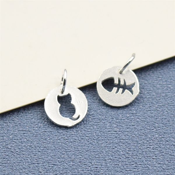 s925 sterling silver diy handmade accessories cartoon kitten small fish chain diy chain bracelet pendant cat fish matching pendant
s925 sterling silver diy handmade accessories cartoon kitten small fish chain diy chain bracelet pendant cat fish matching pendant