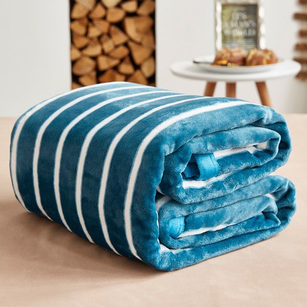 white blue striped blanket 150x200cm, 180x200cm, 200x230cm thick spring autumn blanket for single double bed xf765-6
white blue striped blanket 150x200cm, 180x200cm, 200x230cm thick spring autumn blanket for single double bed xf765-6