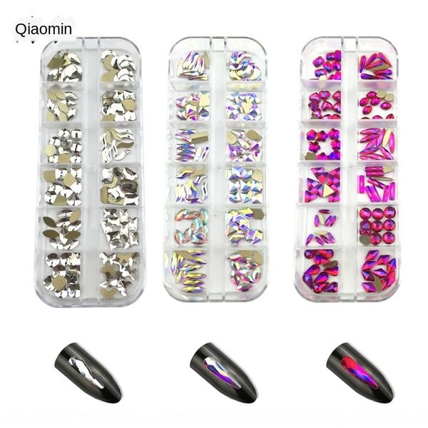 accessories rhinestone new nail diamond 12 boxes mixed diamond glass rhinestone nail set decorative accessories, Silver
accessories rhinestone new nail diamond 12 boxes mixed diamond glass rhinestone nail set decorative accessories, Silver