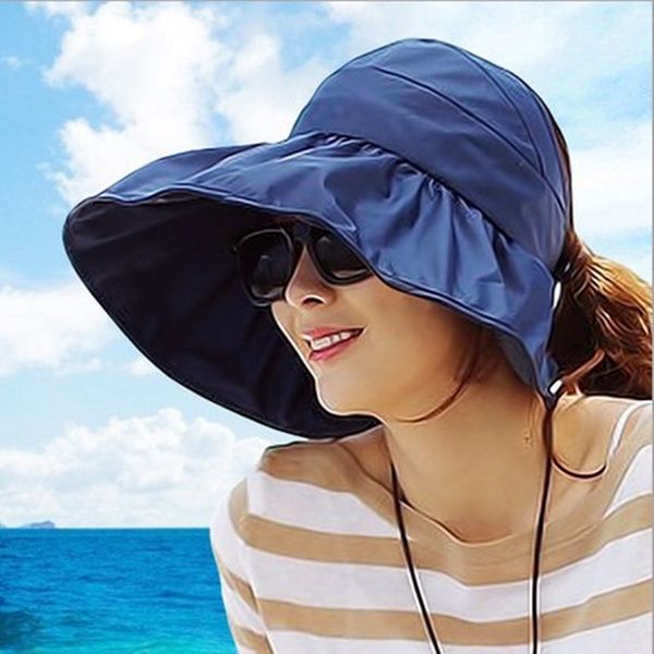 women's sun summer korean fashion uv-proof foldable hat big edge beach sun hat sun-proof, Blue;gray
women's sun summer korean fashion uv-proof foldable hat big edge beach sun hat sun-proof, Blue;gray