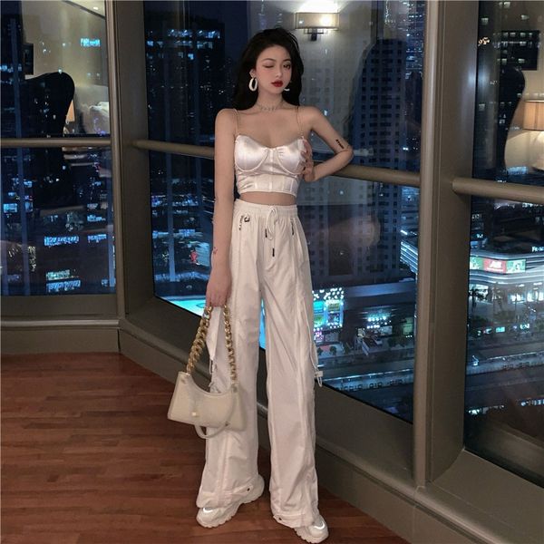 chain small suspender tube women's summer short vest wrap chest outer wear machine inner base shirt camisole vest, Camo
chain small suspender tube women's summer short vest wrap chest outer wear machine inner base shirt camisole vest, Camo