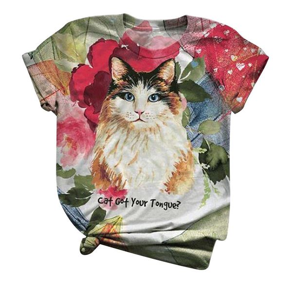 casual cute cat print women t-shirts o-neck short sleeve for female fashion t-shirt ladies summer t-hirts mujer 2020 z0608, White
casual cute cat print women t-shirts o-neck short sleeve for female fashion t-shirt ladies summer t-hirts mujer 2020 z0608, White