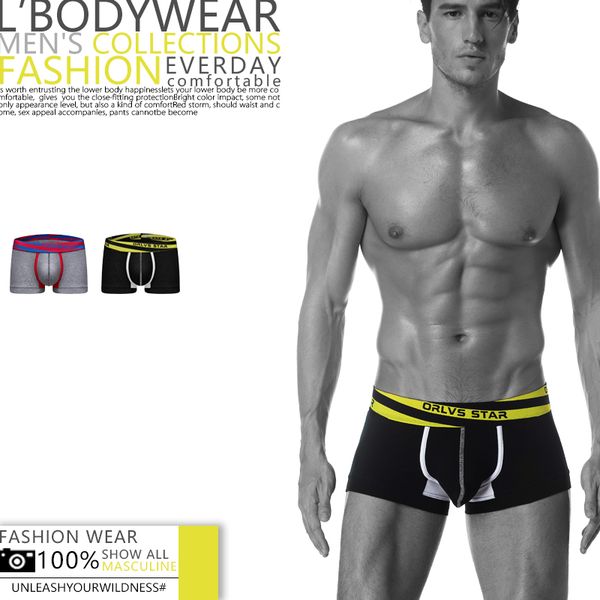 underwear men male briefs cotton fabric hollow design men underwear briefs underpants cueca panties, Black;white