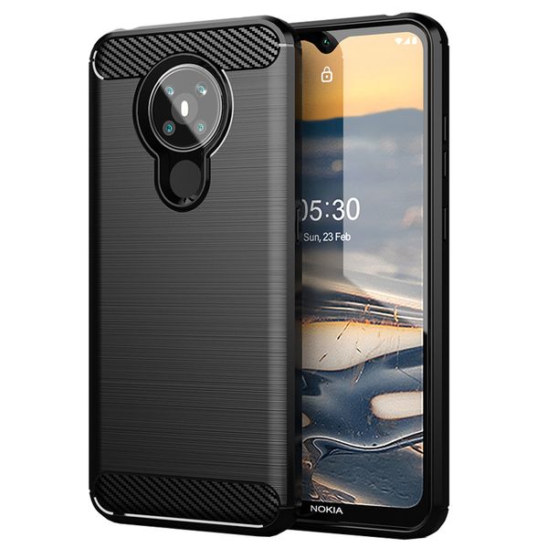 carbon fiber texture shockproof cover protective slim fit soft tpu silicone case for nokia 5.3/7.2/6.2/3.1/2.3/3.2/2.2/4.2/2.1/3.1/6.1 plus
carbon fiber texture shockproof cover protective slim fit soft tpu silicone case for nokia 5.3/7.2/6.2/3.1/2.3/3.2/2.2/4.2/2.1/3.1/6.1 plus