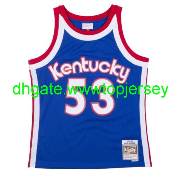 kentucky colonels artis gilmore #53 mitchell & ness blue 1974-75 jersey throwbacks vest stitched basketball jerseys, Gray
kentucky colonels artis gilmore #53 mitchell & ness blue 1974-75 jersey throwbacks vest stitched basketball jerseys, Gray