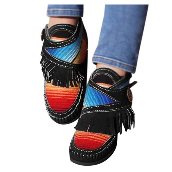 sagace women shoes flat 2020 ladies casual fashion new national style casual flat females color matching comfortable boots, Black
sagace women shoes flat 2020 ladies casual fashion new national style casual flat females color matching comfortable boots, Black
