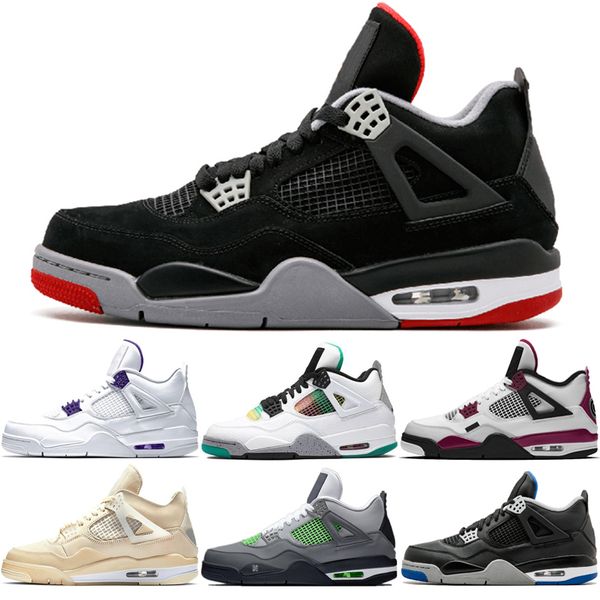2020 bred 4 4s men basketball shoes neon rasta red metallic count purple green metallic orange metallic pure money des chaussure trainers
2020 bred 4 4s men basketball shoes neon rasta red metallic count purple green metallic orange metallic pure money des chaussure trainers