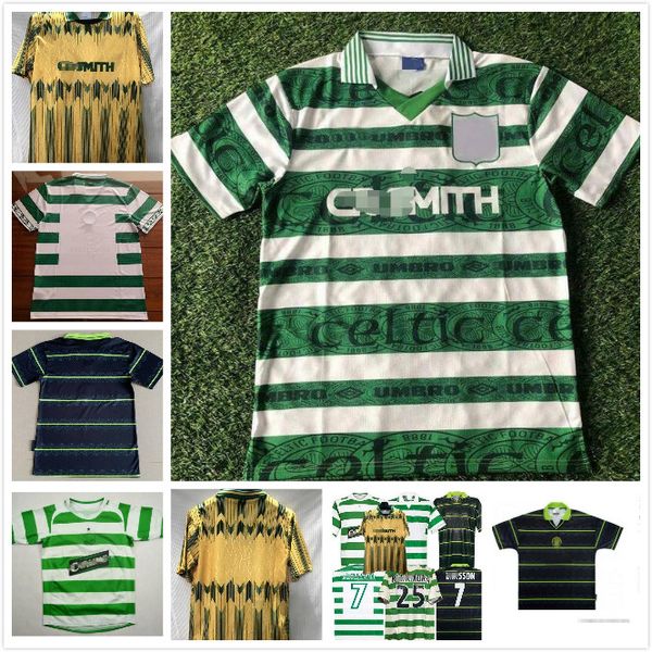 1991 1992 1995 1996 1997 1998 1999 2005 2006 retro soccer jerseys larsson nakamura johnson classic vintage celtic football sports shirts, Black 
1991 1992 1995 1996 1997 1998 1999 2005 2006 retro soccer jerseys larsson nakamura johnson classic vintage celtic football sports shirts, Black