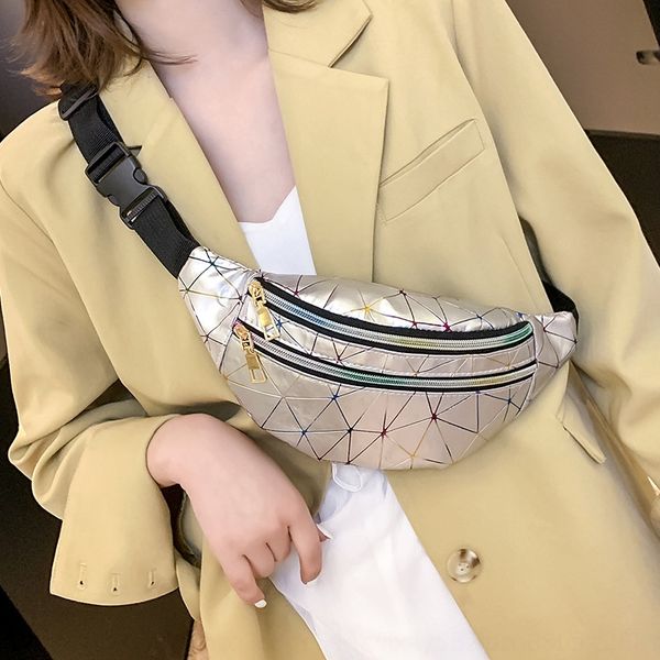waist s shoulder 2020 new women's chest fashion pu lingge running bag fashion silver shoulder bag
waist s shoulder 2020 new women's chest fashion pu lingge running bag fashion silver shoulder bag