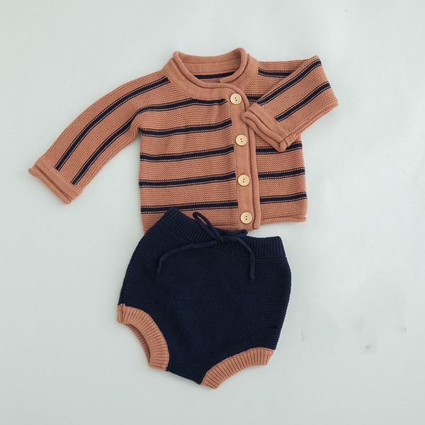 clothing sets autumn baby boys girls knited stripe sweater cardigan triangle pants cotton suit, White
clothing sets autumn baby boys girls knited stripe sweater cardigan triangle pants cotton suit, White