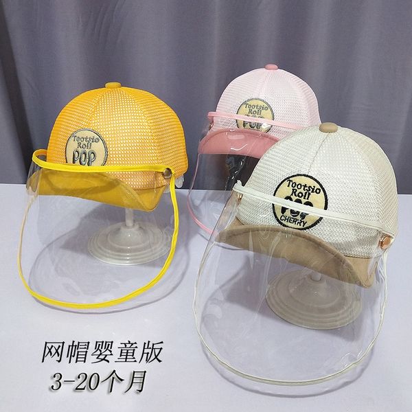 yw9ru baby protective net protective spire anti-flying foam peaked cap summer infant sun hat children's baseball cap detachable mask, Yellow
yw9ru baby protective net protective spire anti-flying foam peaked cap summer infant sun hat children's baseball cap detachable mask, Yellow