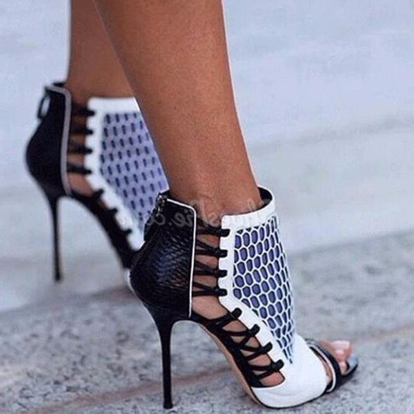 stunning2020 same roman the with mesh snakeskin pattern high-heeled shoes cold boots fish mouth open toe, Black
stunning2020 same roman the with mesh snakeskin pattern high-heeled shoes cold boots fish mouth open toe, Black