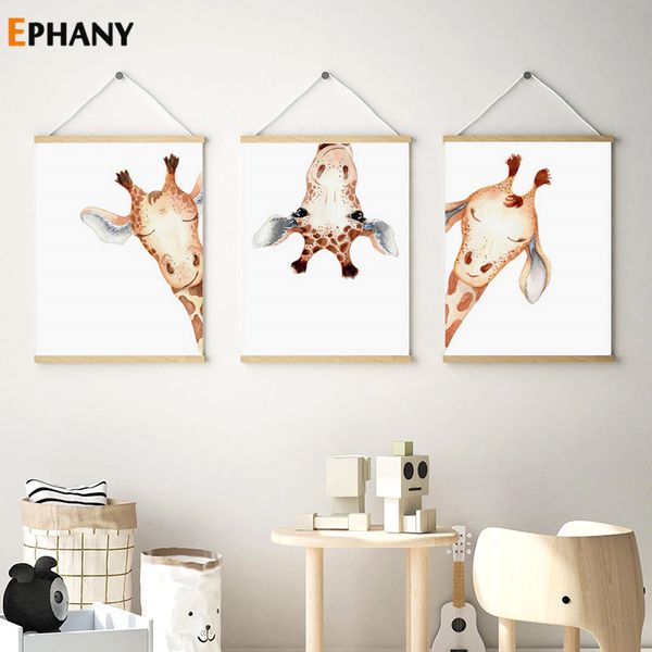 nordic cartoon animal wall art canvas poster kawaii peekaboo giraffe painting picture print modern home baby kid room decor
nordic cartoon animal wall art canvas poster kawaii peekaboo giraffe painting picture print modern home baby kid room decor