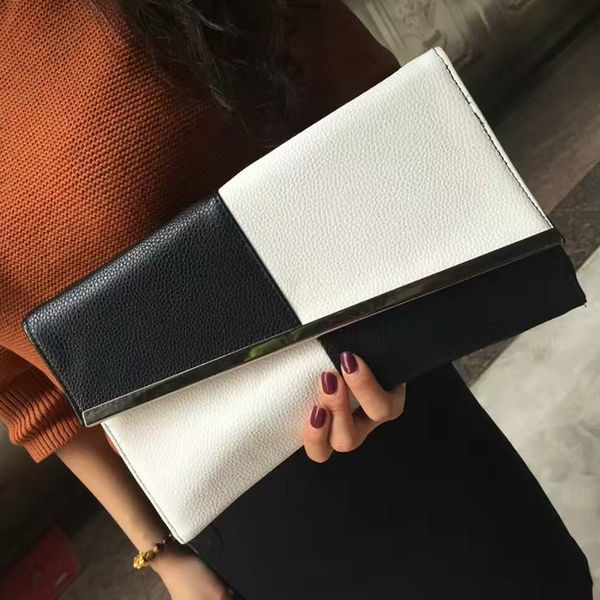 fashion leather day clutch summer womens clutch bags check, plaid tartan black and white large envelope bag women party evening bag
fashion leather day clutch summer womens clutch bags check, plaid tartan black and white large envelope bag women party evening bag