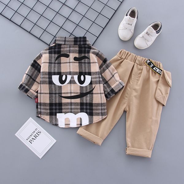 baby boy's gentleman suit 2020 fashion autumn casual clothing set plaid shirt pants 2pcs baby clothing set for boys infant suits, White
baby boy's gentleman suit 2020 fashion autumn casual clothing set plaid shirt pants 2pcs baby clothing set for boys infant suits, White