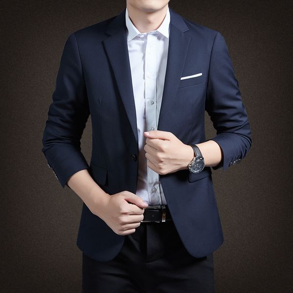 men's suits & blazers black men blazer for gentleman working business one piece slim fit suit jacket notched lapel man fashion clothes, White;black
men's suits & blazers black men blazer for gentleman working business one piece slim fit suit jacket notched lapel man fashion clothes, White;black