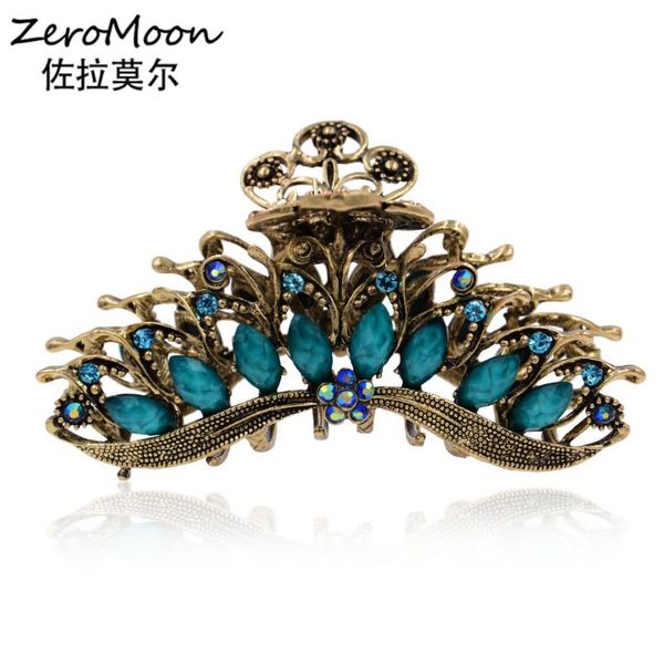 antique style metal hollow leaves hair claw women oval acrylic crystal rhinestone headwear barrettes accessory, Golden;silver
antique style metal hollow leaves hair claw women oval acrylic crystal rhinestone headwear barrettes accessory, Golden;silver