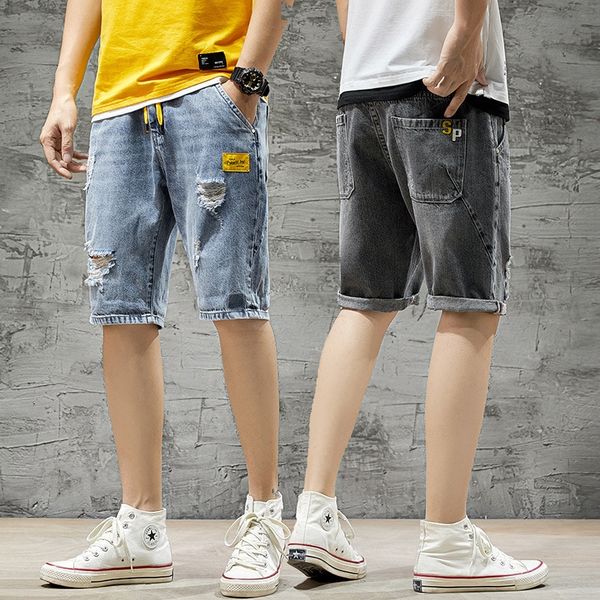 b76sk trendy br thin denim men's loose large size trendy under and shortsshorts and shorts ins all-match medium pants with holes 5 crop, Blue
b76sk trendy br thin denim men's loose large size trendy under and shortsshorts and shorts ins all-match medium pants with holes 5 crop, Blue