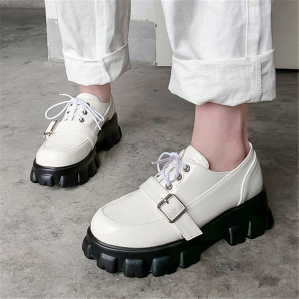pxelena 2020 spring large size 34-45 chunky platform dad shoes women creepers punk rock gothic lace up buckl black white
pxelena 2020 spring large size 34-45 chunky platform dad shoes women creepers punk rock gothic lace up buckl black white