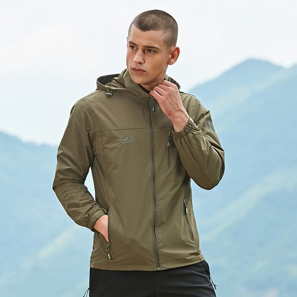 autumn thin hooded jacket men's breathableassault mountaineering outdoor sports windbreaker outdoor sports clothing windbreaker, Blue;black
autumn thin hooded jacket men's breathableassault mountaineering outdoor sports windbreaker outdoor sports clothing windbreaker, Blue;black