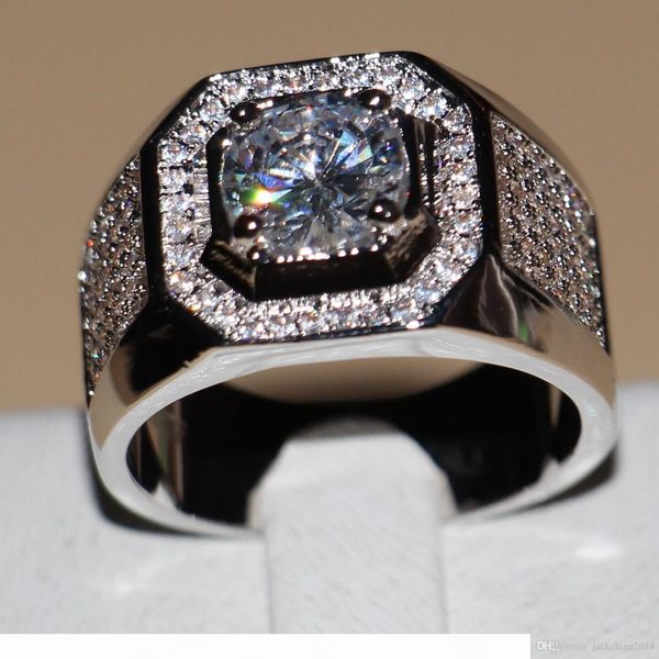 l victoria wieck vintage jewelry 10kt white gold filled z simulated diamond wedding pave band rings for men size 8 9 11 12 13, Silver 
l victoria wieck vintage jewelry 10kt white gold filled z simulated diamond wedding pave band rings for men size 8 9 11 12 13, Silver