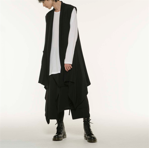 s-6xlnew spring/summer man personality cape sleeveless hoodie in the dark long cardigan show suit sunblock young windbreaker, Tan;black
s-6xlnew spring/summer man personality cape sleeveless hoodie in the dark long cardigan show suit sunblock young windbreaker, Tan;black