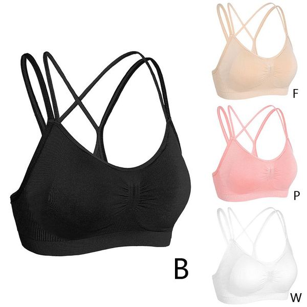 women's sports vest yoga bra shockproof gathering yoga sports bra, White;black
women's sports vest yoga bra shockproof gathering yoga sports bra, White;black