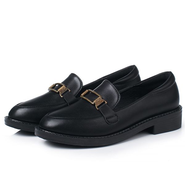 2020 new women's flat shoes round head lace-up oxford shoes leather ladies women platform ladies, Black
2020 new women's flat shoes round head lace-up oxford shoes leather ladies women platform ladies, Black
