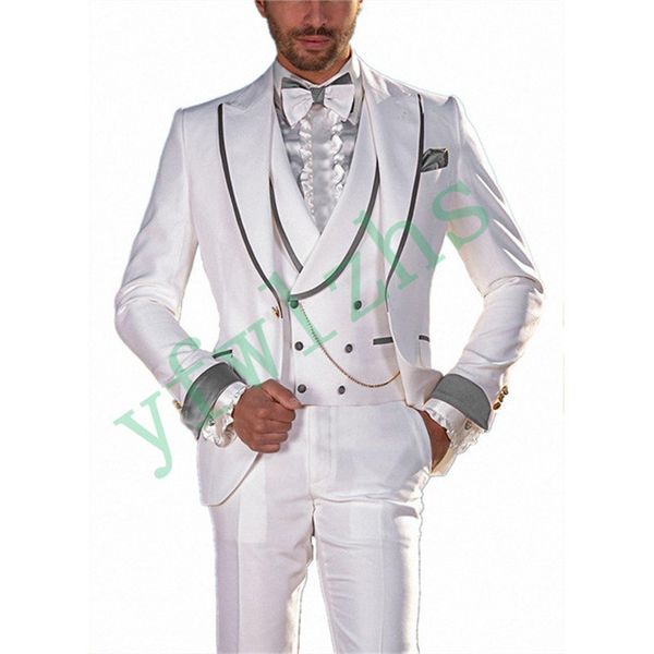 классический one button красивый groomsmen пик нагрудные groom tuxedos мужские костюмы свадебные / prom best man blazer (куртка + брюки + жи, Black;gray
классический one button красивый groomsmen пик нагрудные groom tuxedos мужские костюмы свадебные / prom best man blazer (куртка + брюки + жи, Black;gray