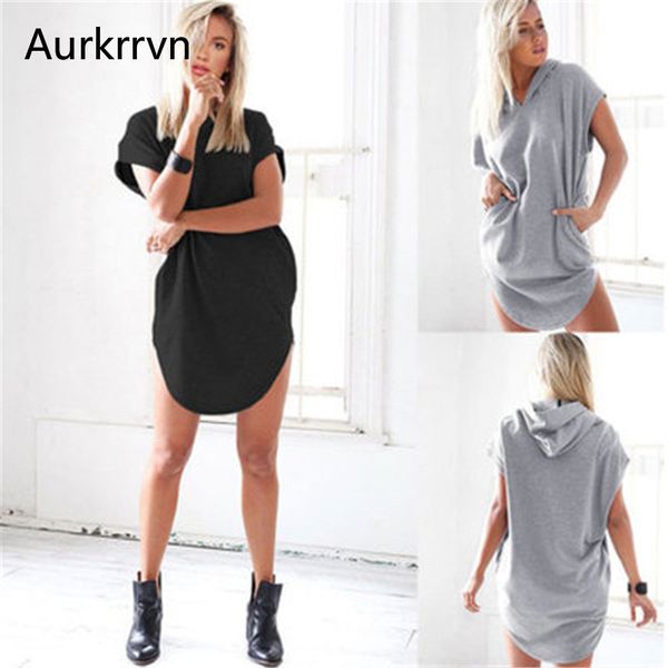 women's hoodies & sweatshirts aurkrrvn plus size casual short sleeve sweatershirt cap long hip hop hoody woman pocket, Black
women's hoodies & sweatshirts aurkrrvn plus size casual short sleeve sweatershirt cap long hip hop hoody woman pocket, Black