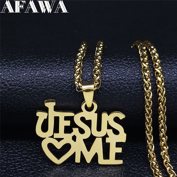 2020 fashion jesus love me stainless steel chain necklaces for women gold color necklaces & pendants jewelry gargantilla n1148s0, Silver
2020 fashion jesus love me stainless steel chain necklaces for women gold color necklaces & pendants jewelry gargantilla n1148s0, Silver