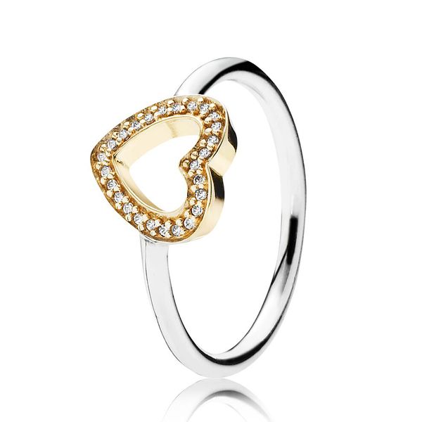 authentic 925 sterling silver two-tone symbol of love heart ring ring luxury designer jewelry women cz stones golden rings with pandora box, Slivery;golden
authentic 925 sterling silver two-tone symbol of love heart ring ring luxury designer jewelry women cz stones golden rings with pandora box, Slivery;golden