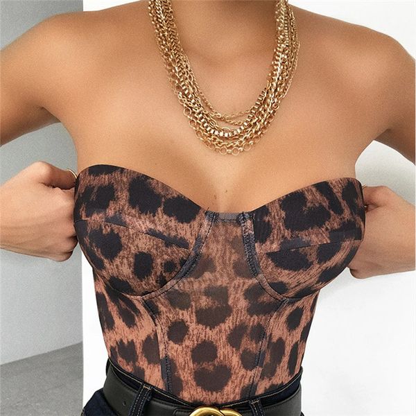 leopard push up womens tees strapless wrapped chest slim floral womens designer camis backless zipper no trace bra, White
leopard push up womens tees strapless wrapped chest slim floral womens designer camis backless zipper no trace bra, White
