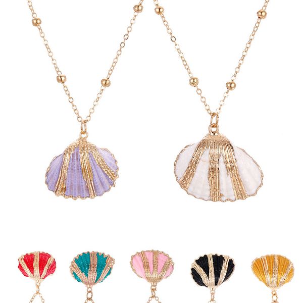 charm pure natural shell jewelry scallop pendant necklace for women alloy adj chain boho style seashell accessories, Silver
charm pure natural shell jewelry scallop pendant necklace for women alloy adj chain boho style seashell accessories, Silver