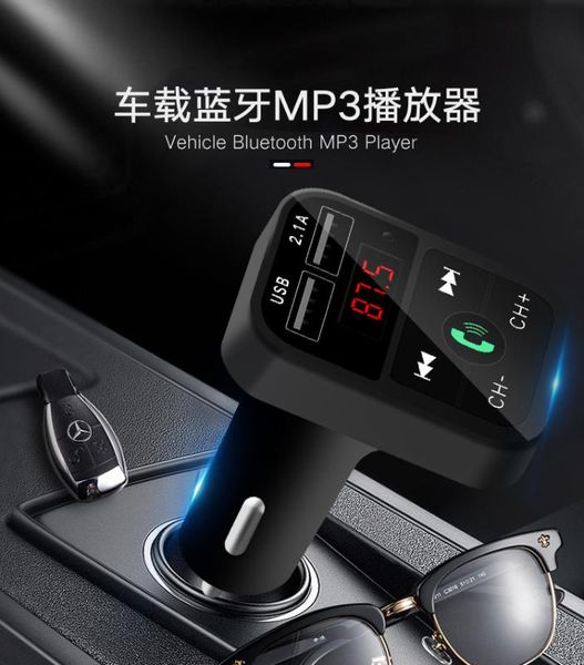 tf card u disk aux fm transmitter bluetooth 4.2 handscar kit mp3 player with microphone 2.1a dual usb charger
tf card u disk aux fm transmitter bluetooth 4.2 handscar kit mp3 player with microphone 2.1a dual usb charger