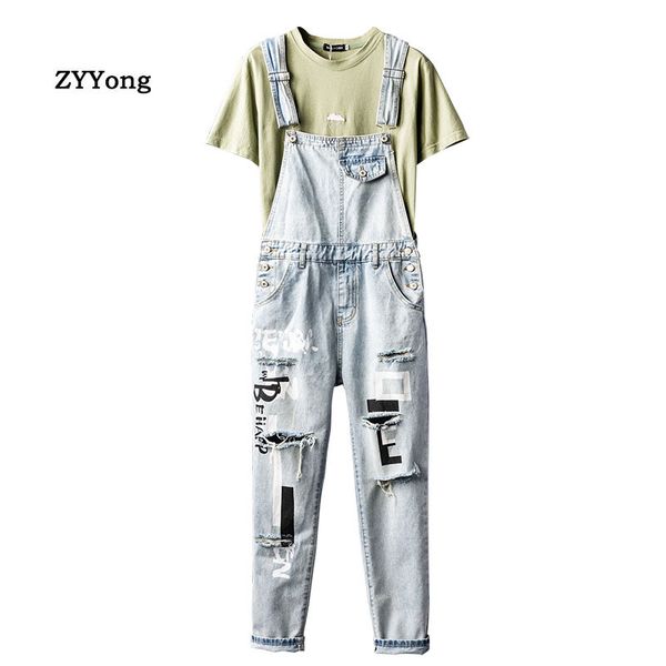fahsion man ripped jeans bib overalls hip hop hole letter denim jumpsuits freight trousers light blue leisure cargo pants
fahsion man ripped jeans bib overalls hip hop hole letter denim jumpsuits freight trousers light blue leisure cargo pants